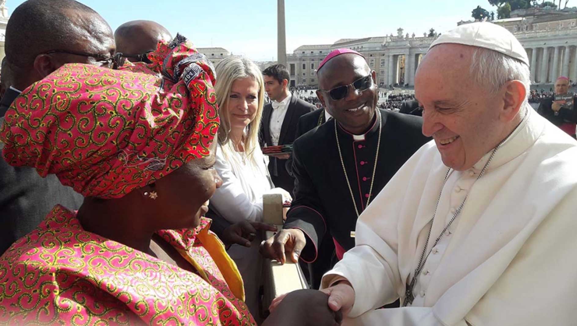Augusta ospite di Missioni Don Bosco incontra Papa Francesco