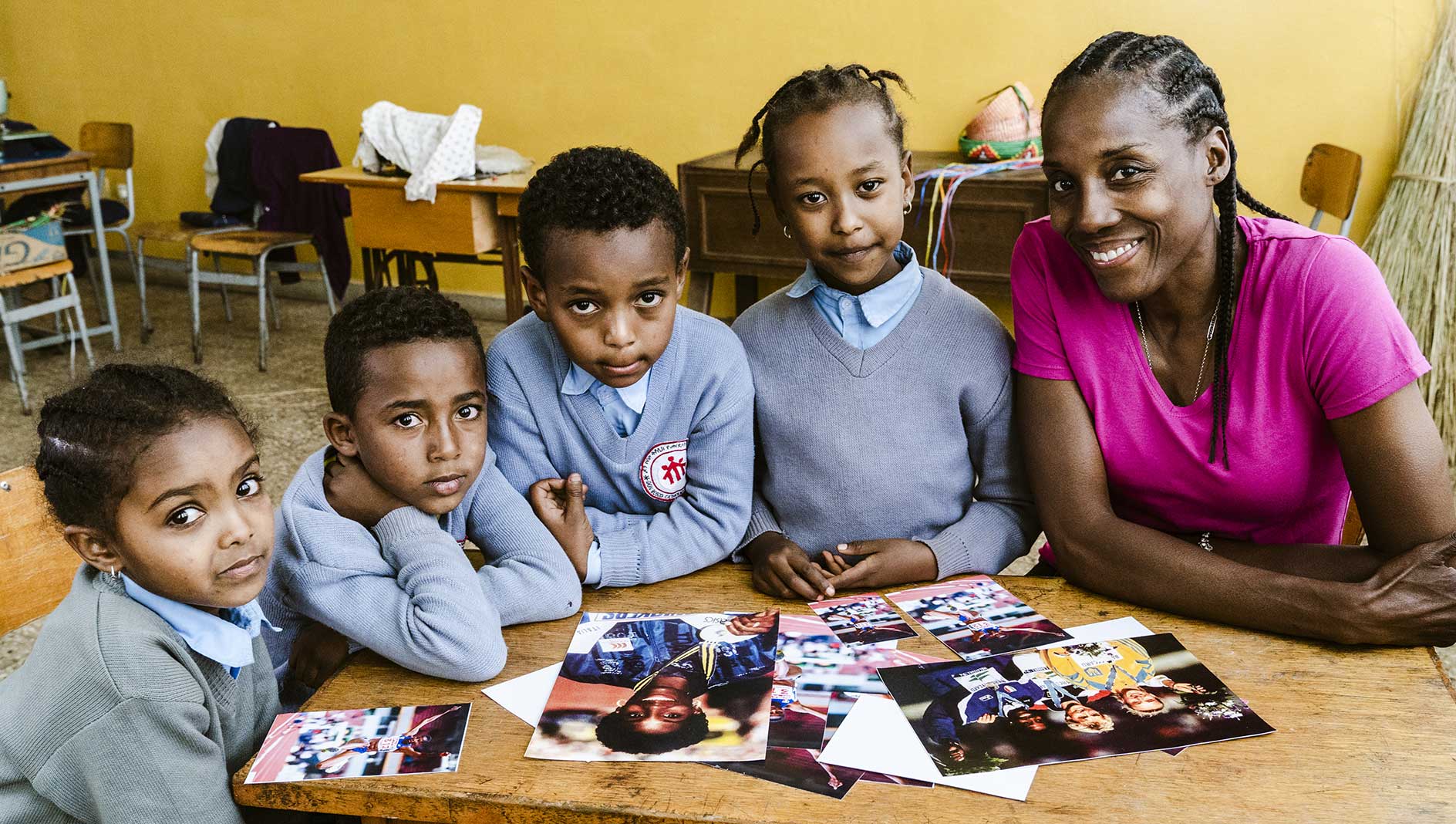 Fiona May testimonial di Missioni Don Bosco