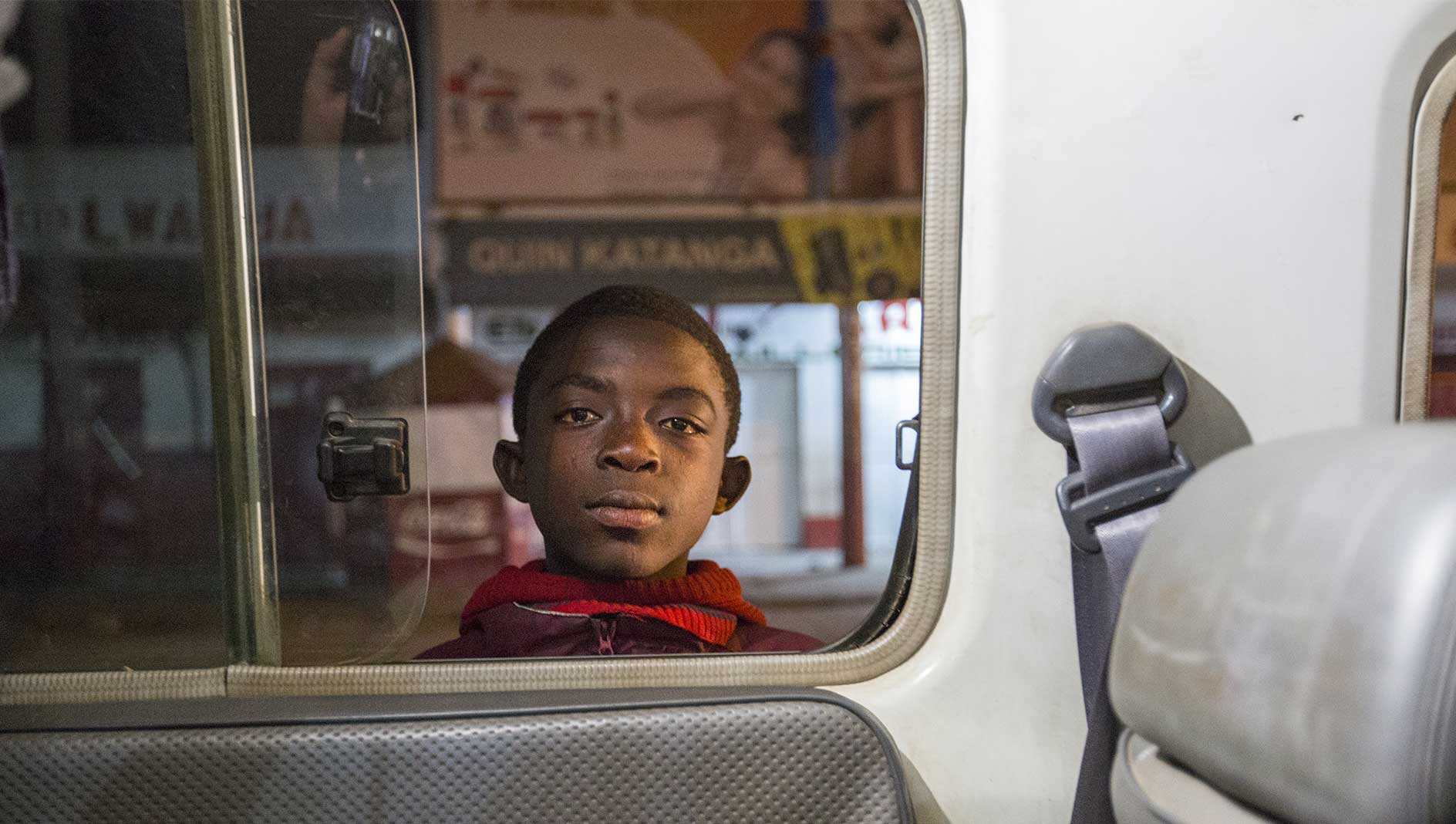 ragazzo di strada a Lubumbashi