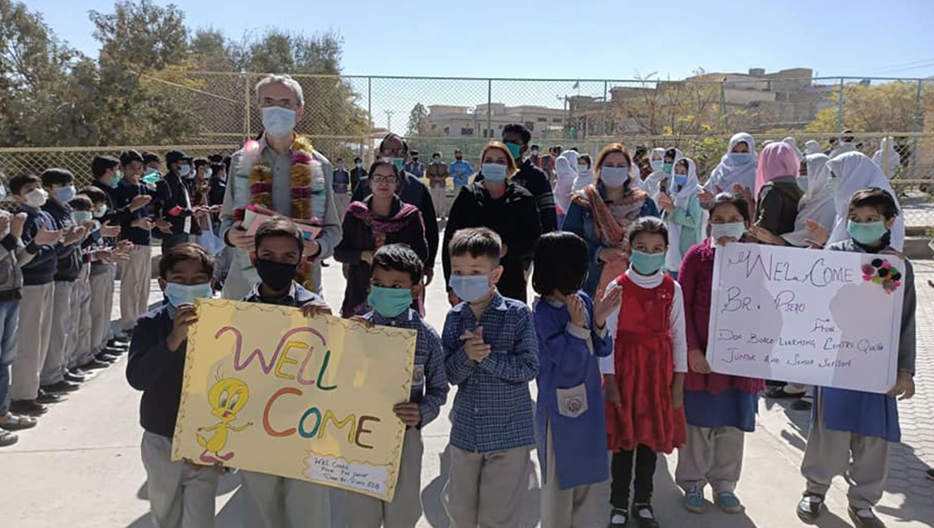 Il benvenuto di Piero Ramello in India