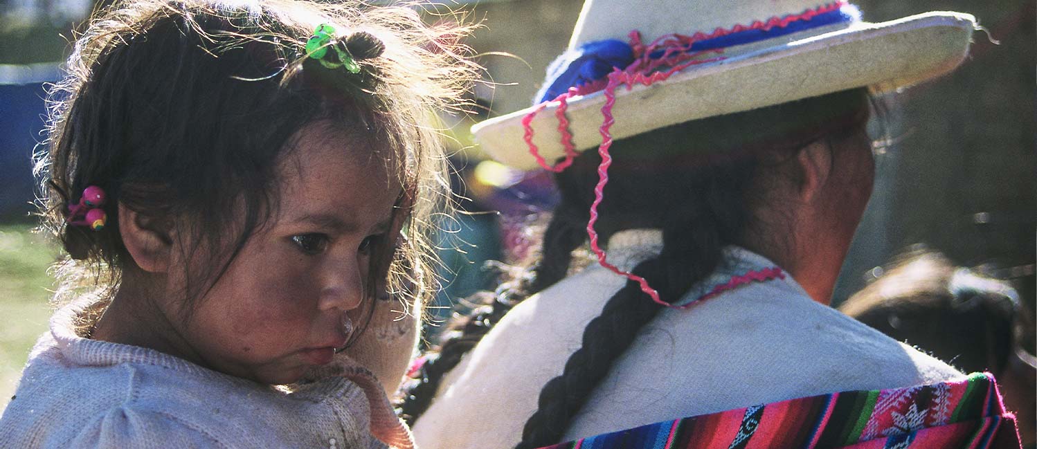 Mamma e bimba in Bolivia