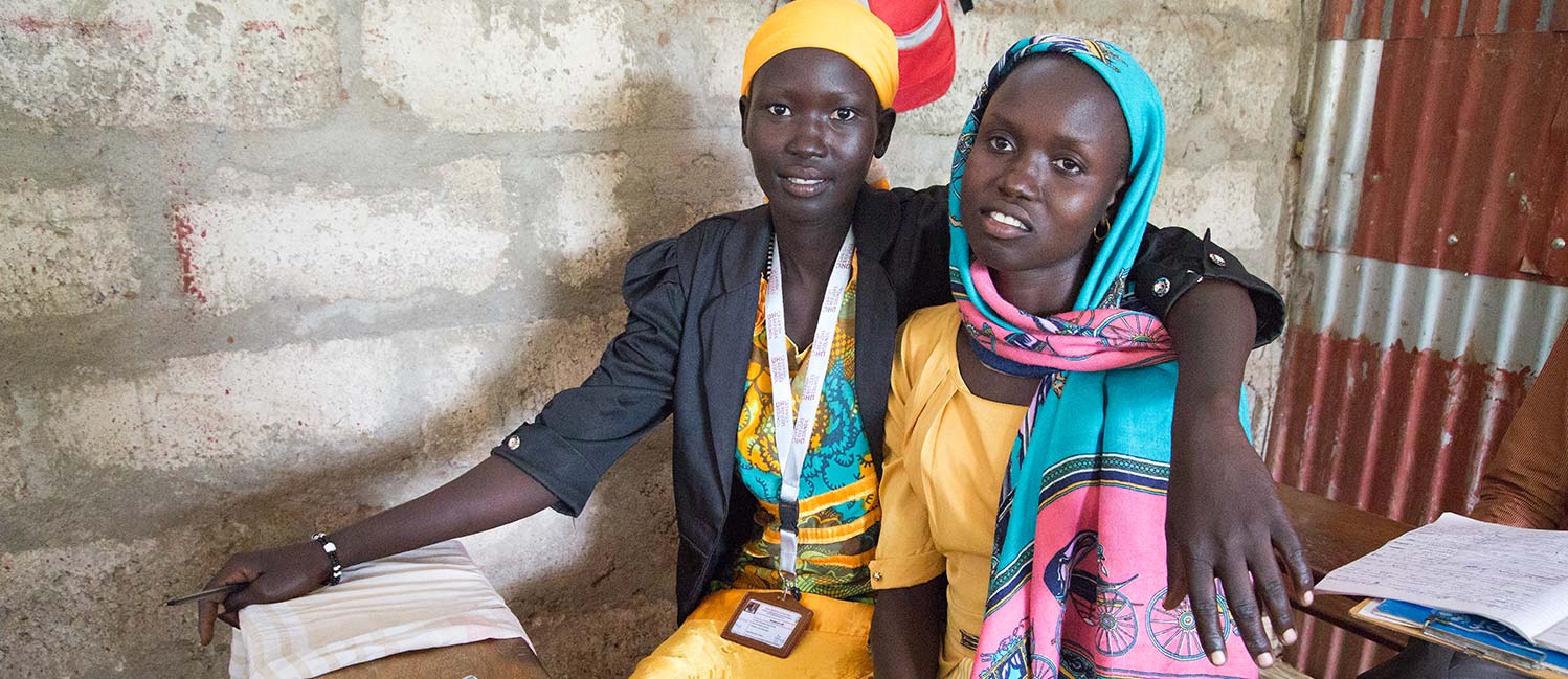 Due ragazze in Mali a scuola
