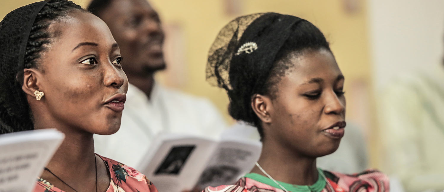 Ragazze nella missione salesiana di Ondo in Nigeria