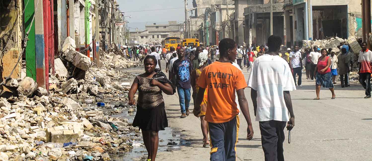 Emergenza terremoto che ha colpito Haiti nel 2010