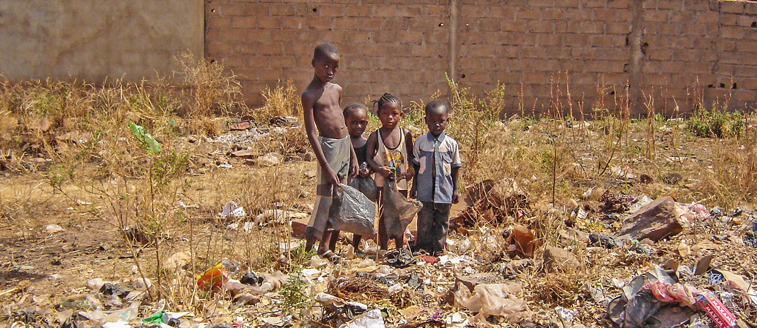 Un gruppo di bimbi in Mali