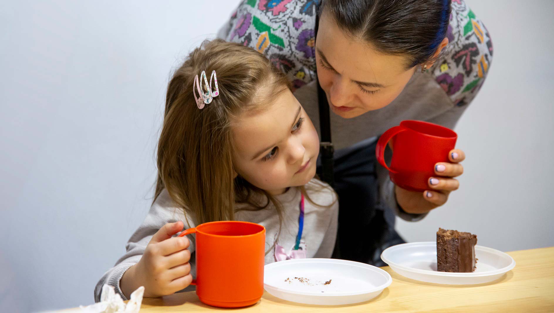 Mamma e bimba Ucraina
