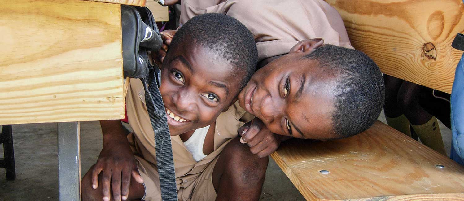 Bambini del Lakay Don Bosco di Haiti