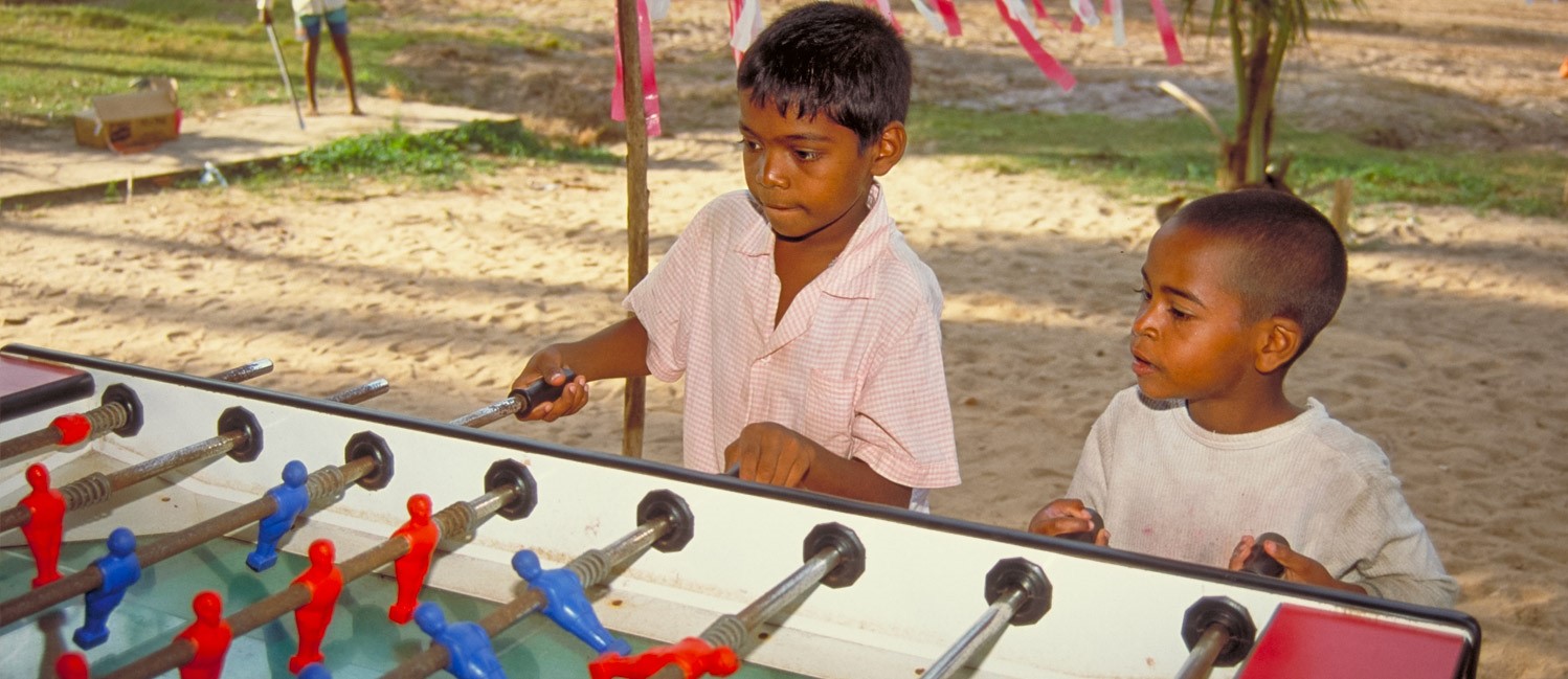 Bambini della missione salesiana di Negombo