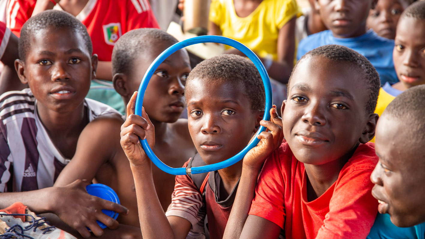Gruppo di bambini di Brazzaville