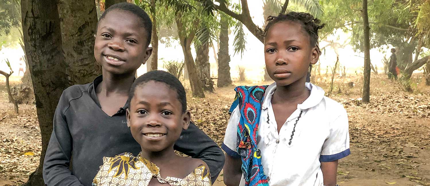 Bambini della missione di Mbuji Mayi