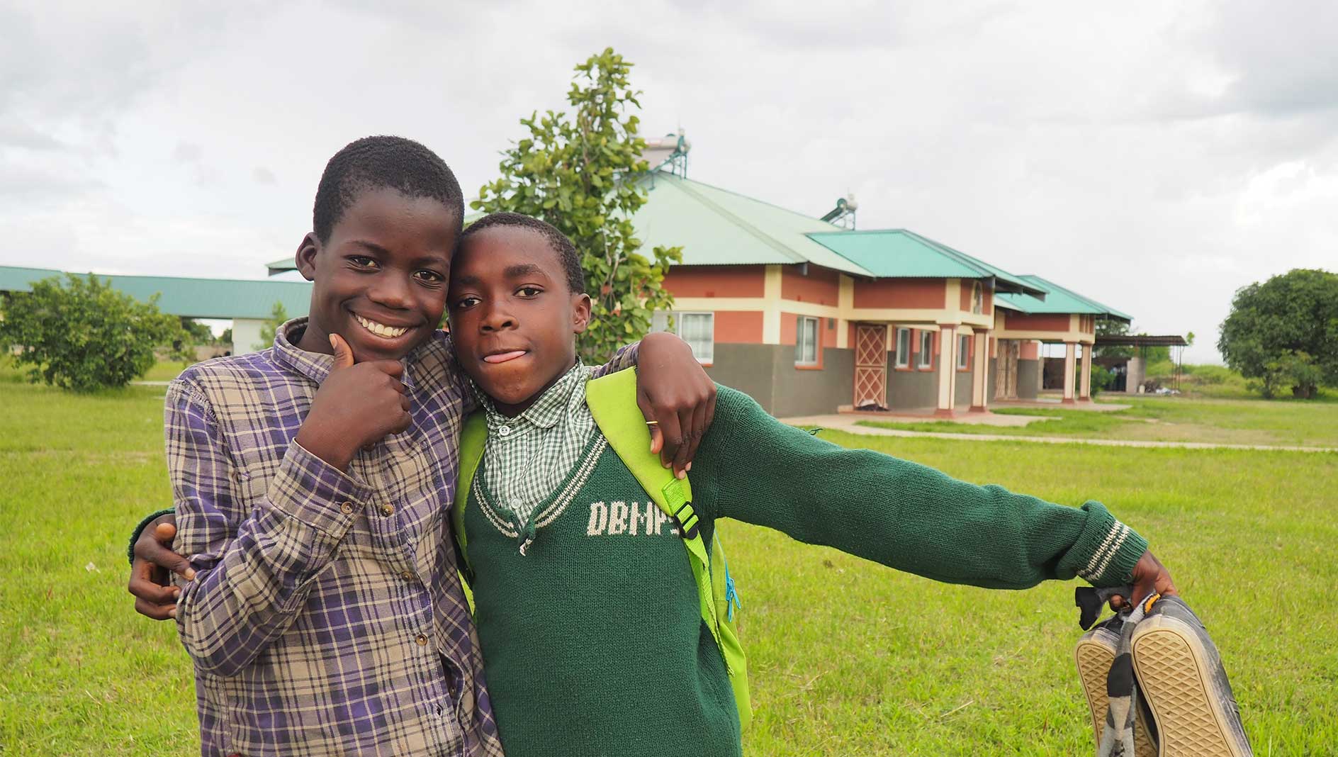 Due ragazzi nella missione salesiana di Makululu