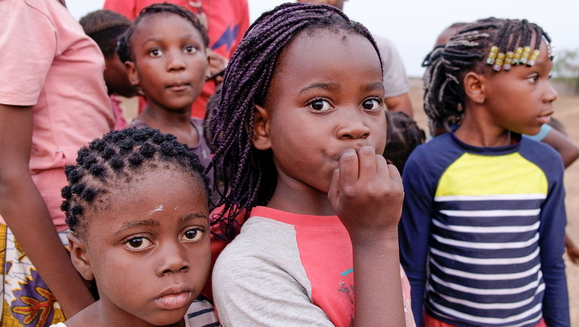 Bambine della missione salesiana di Lukunga