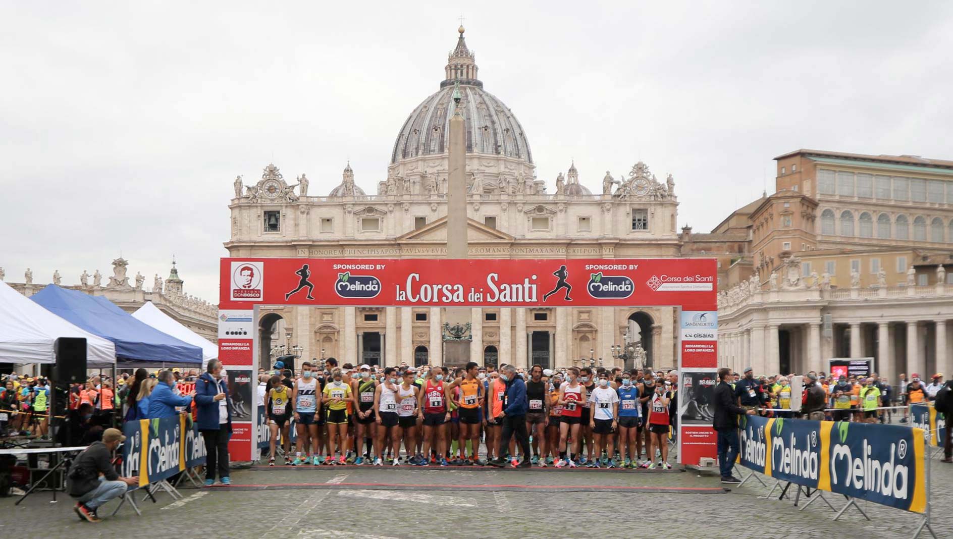 Partenza corso dei santi