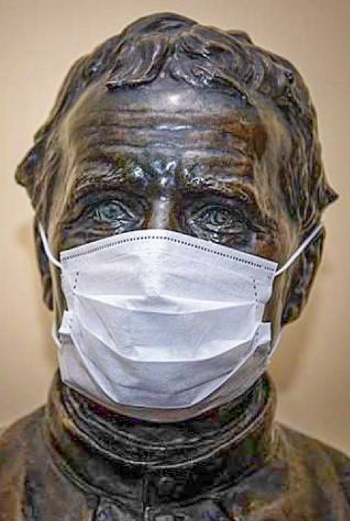 Don Bosco con la mascherina in Brasile
